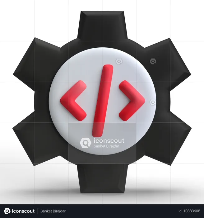 Configuração de código  3D Icon