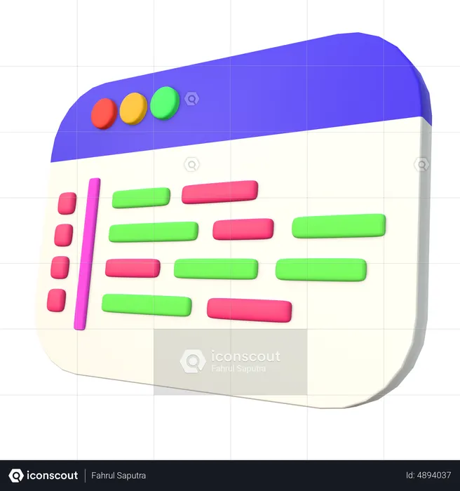 Código da web  3D Icon