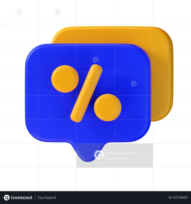 Código de desconto  3D Icon