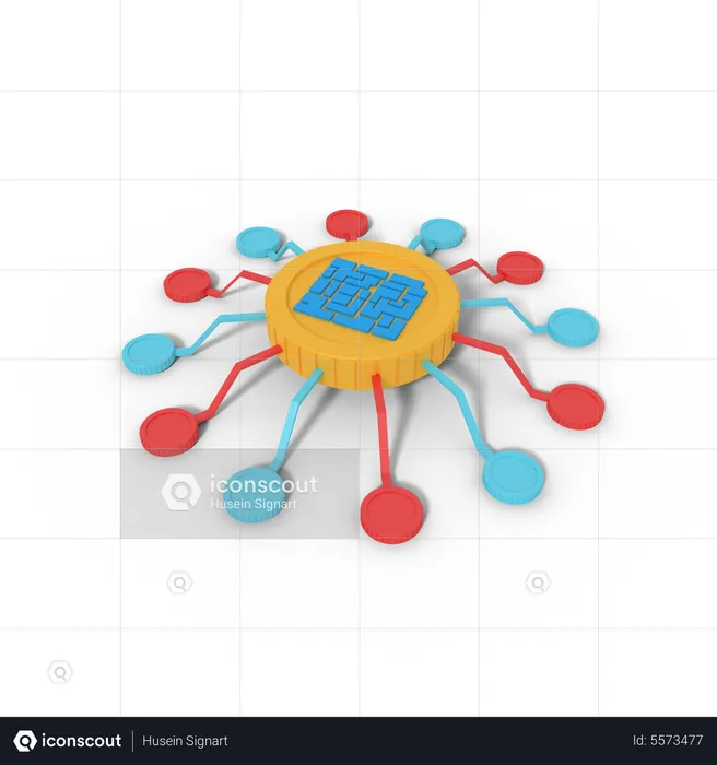 Código de segurança rede QR  3D Icon