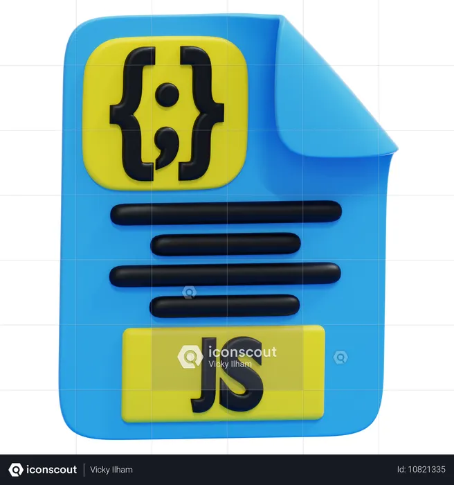 Código java script  Ícone 3D