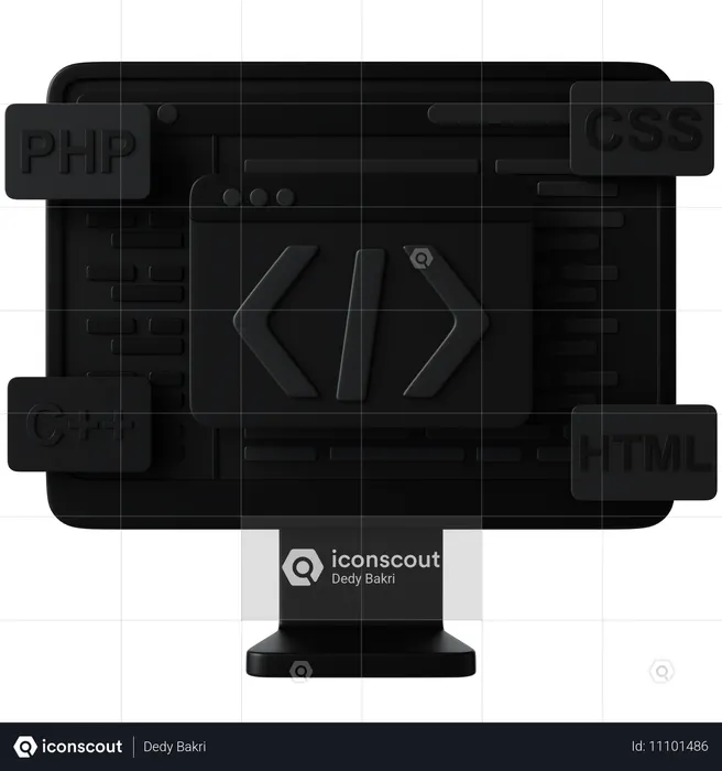 Coding 3D Icon - Free Download Design & Development 3D Icons | IconScout