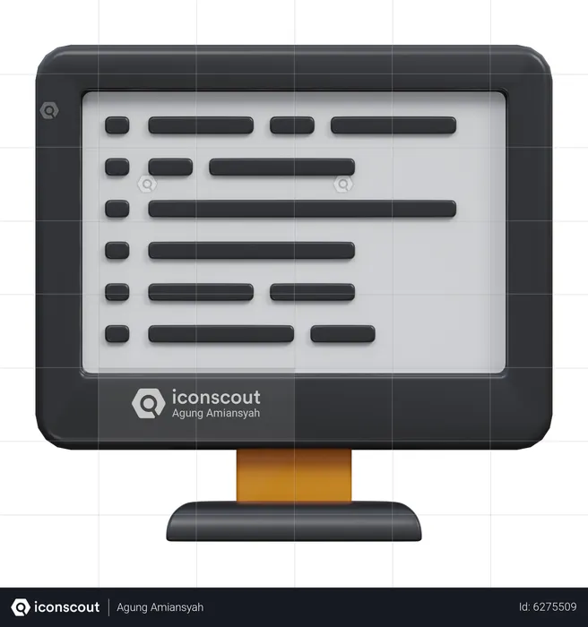 Coding  3D Icon
