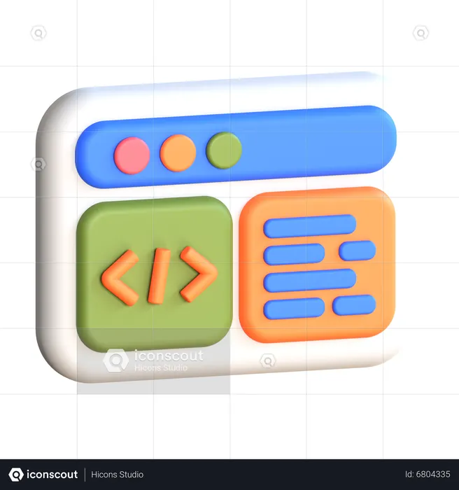 Coding  3D Icon