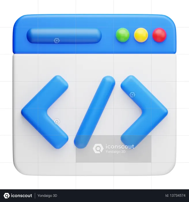 Coding  3D Icon