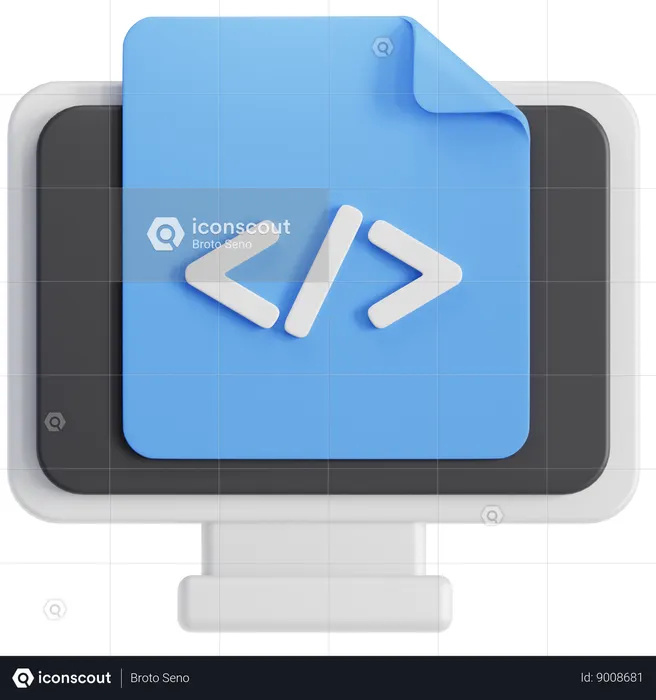 Coding  3D Icon