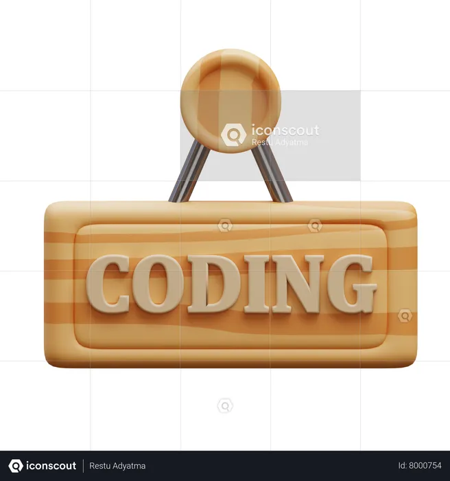 Coding Board  3D Icon