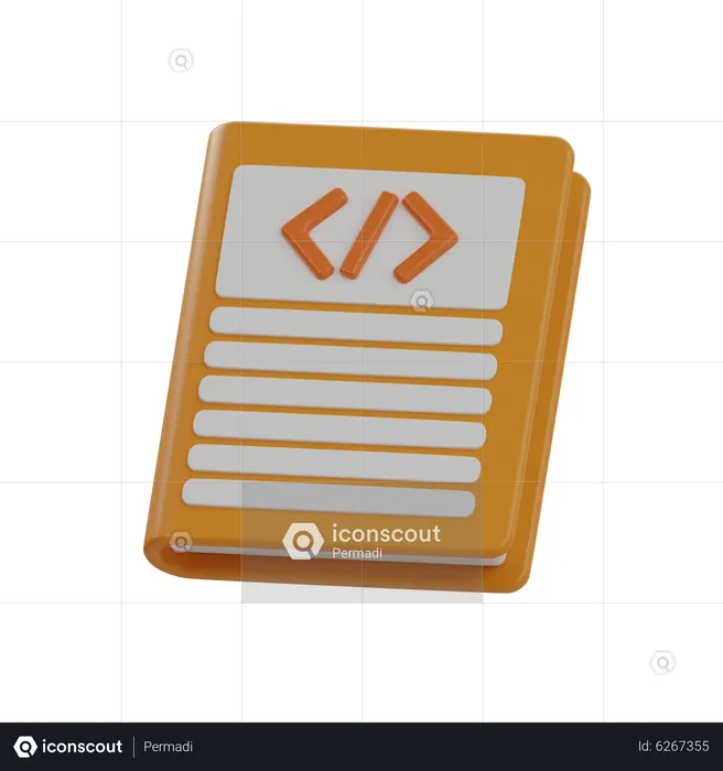 Coding Book  3D Icon