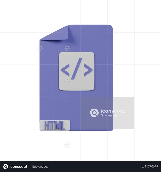 Coding File  3D Icon