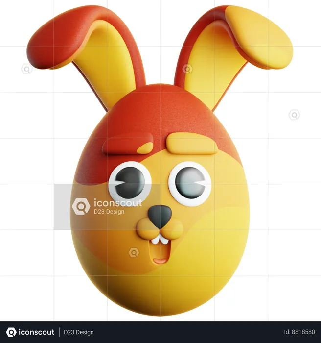 Coelhinho da Páscoa  3D Icon