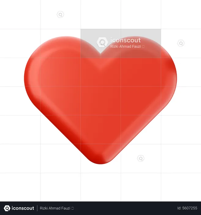 Coeur d'amour  3D Icon