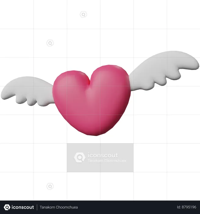 Coeur d'ange  3D Icon