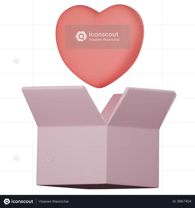 Le coeur apparaît  3D Icon