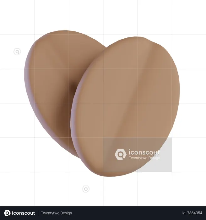 Coffe Beans  3D Icon