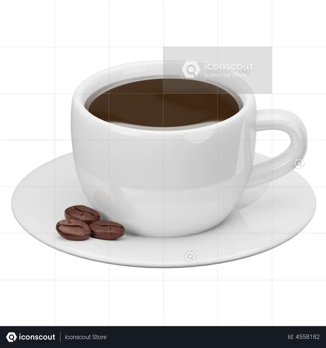 Coffee  3D Illustration