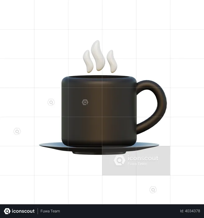 Coffee  3D Illustration