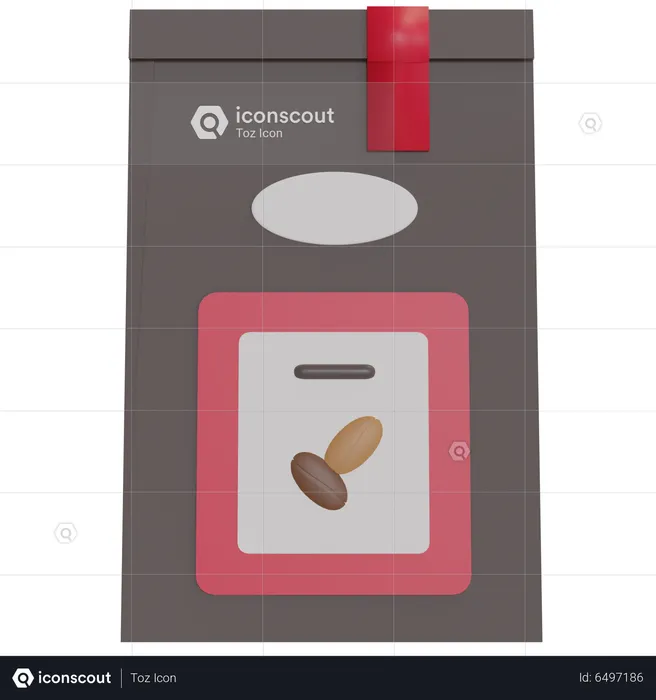 Coffee Bag  3D Icon