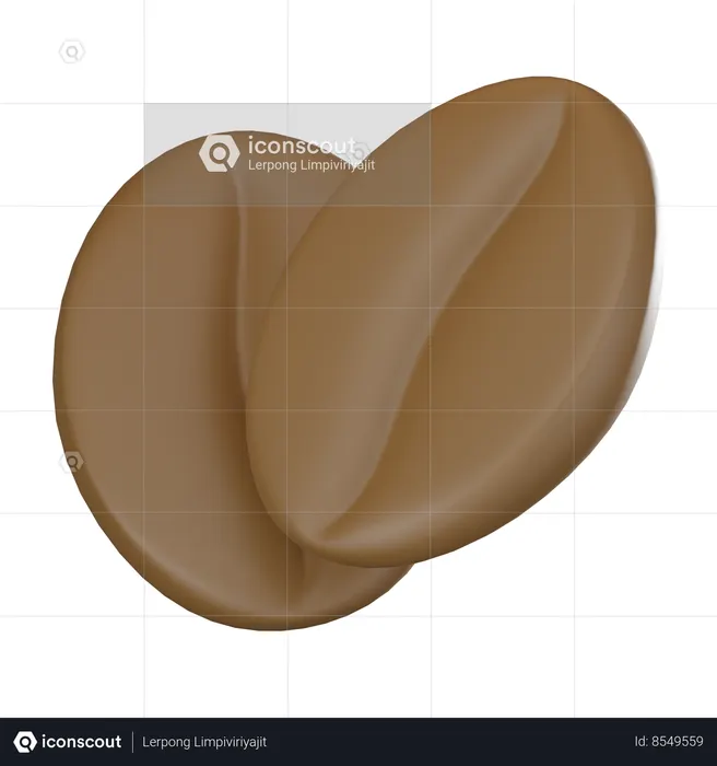 Coffee Beans  3D Icon