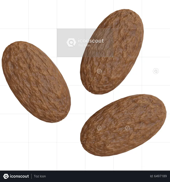 Coffee Beans  3D Icon