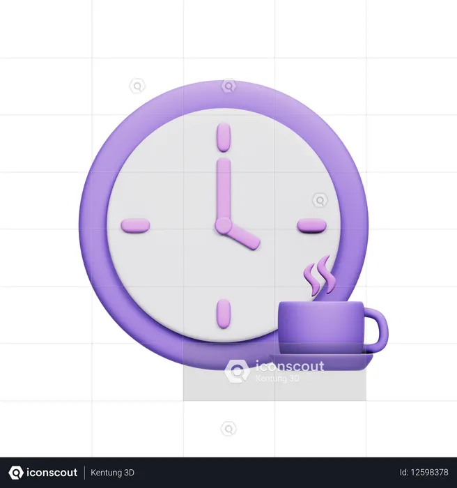 Coffee Break  3D Icon