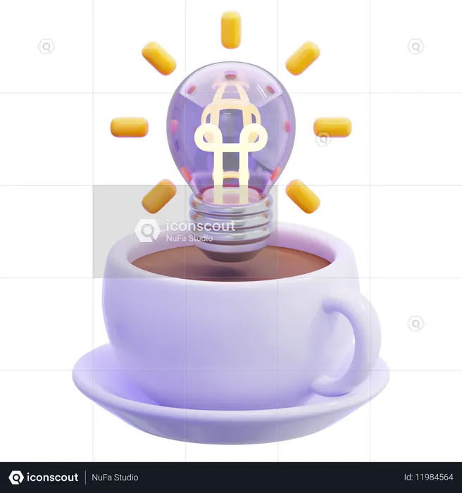 Coffee Break Ideas  3D Icon