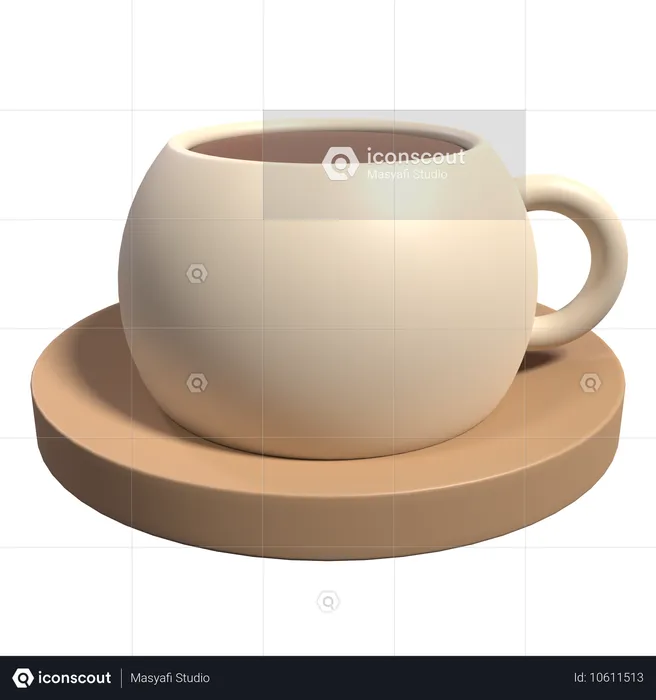 コーヒーカップ  3D Icon