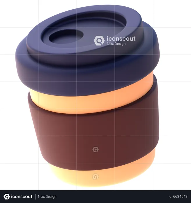 Coffee Cup  3D Icon