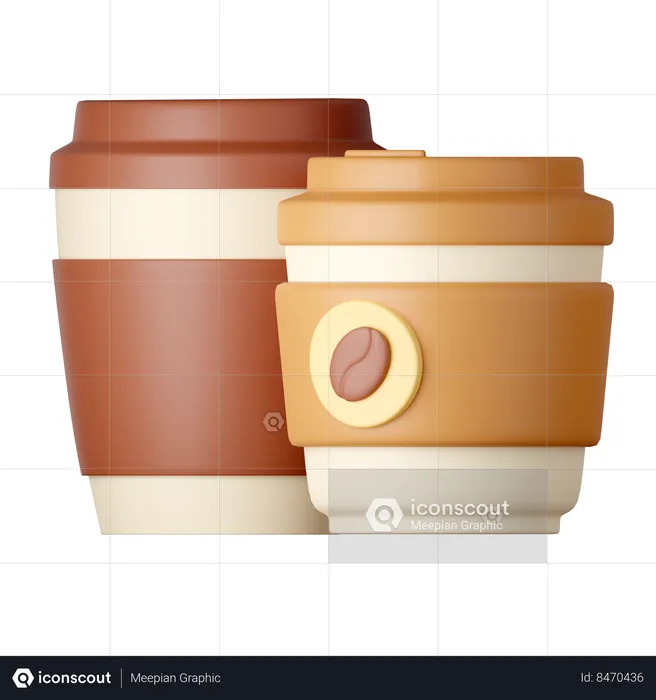 Coffee Cup  3D Icon