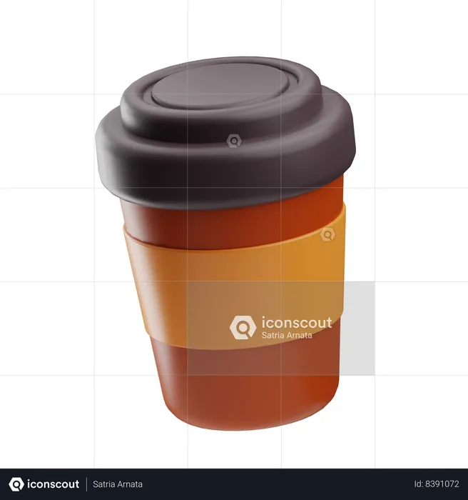 Coffee Cup  3D Icon