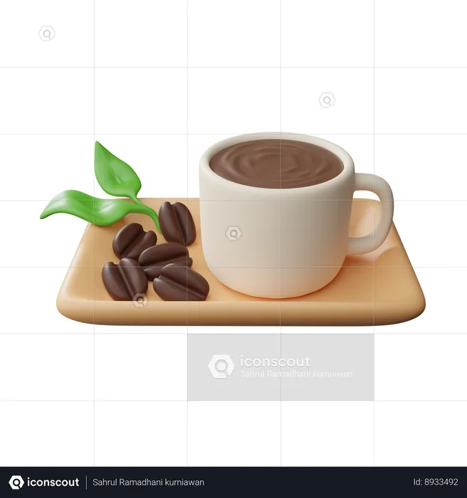 Coffee Cup  3D Icon