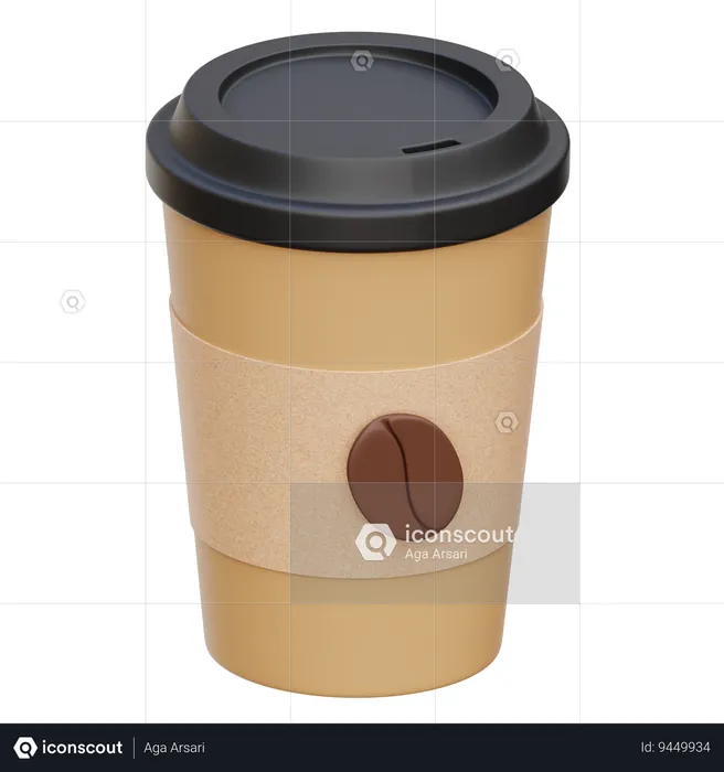 Coffee Cup  3D Icon