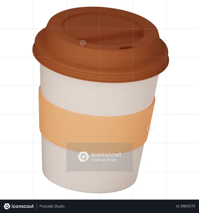 Coffee Cup  3D Icon