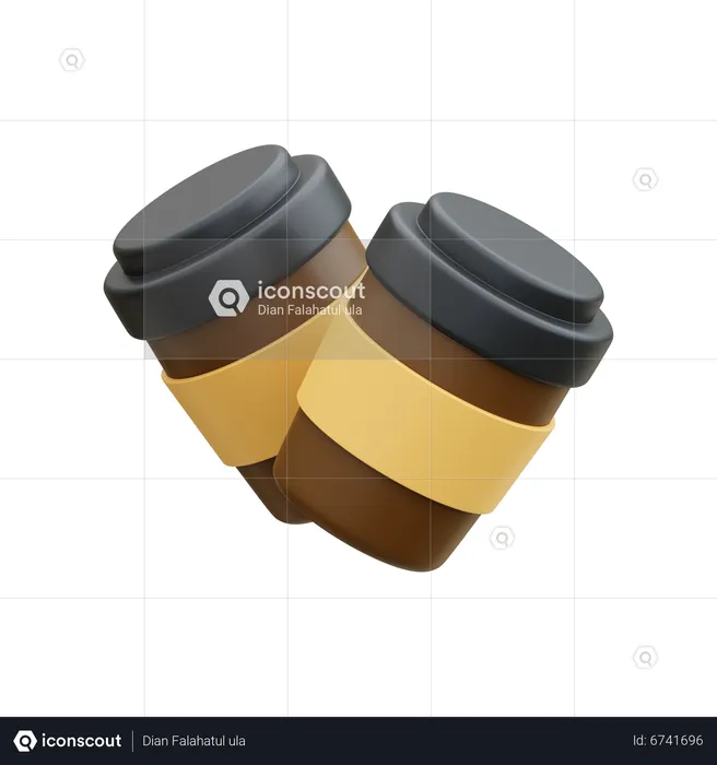 Coffee Cup  3D Icon