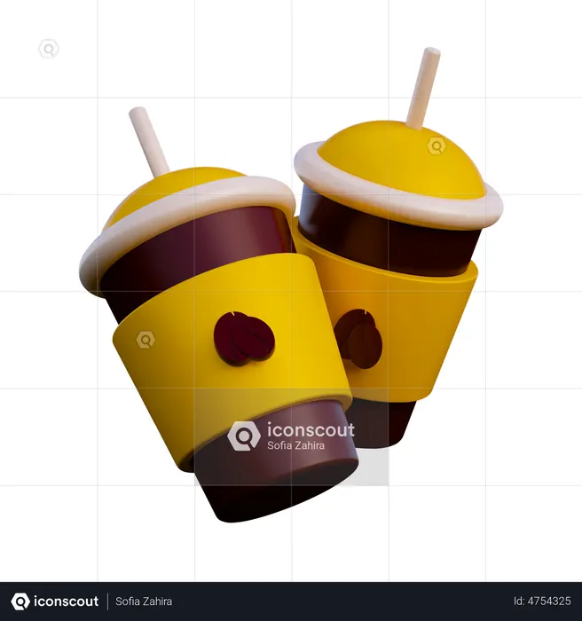 Coffee Cup  3D Icon