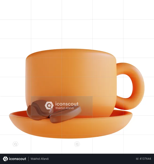 Coffee Cup  3D Illustration