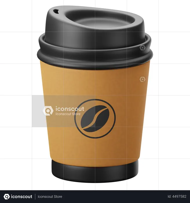 Coffee Cup  3D Illustration