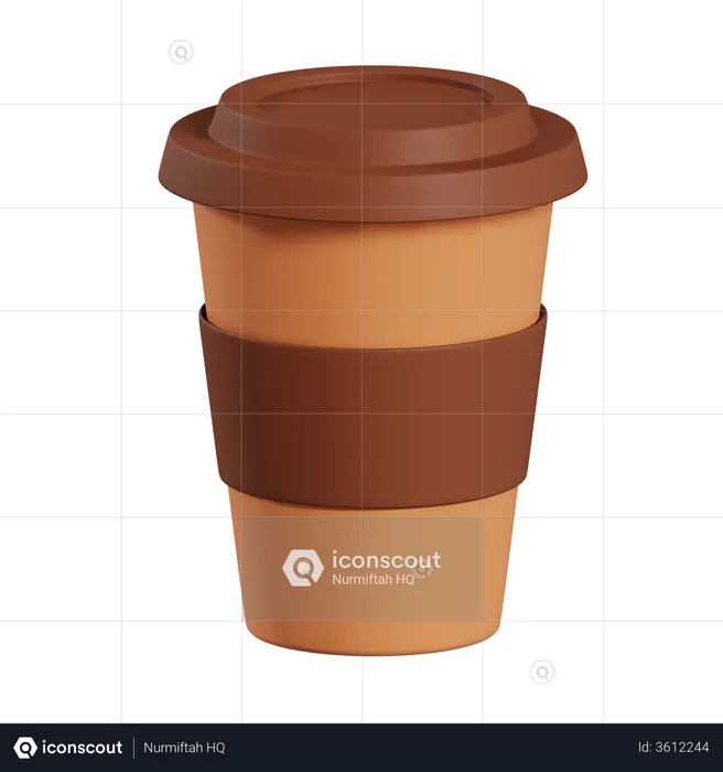 Coffee Cup  3D Illustration