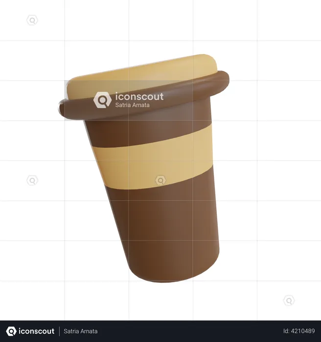 Coffee Cup  3D Illustration