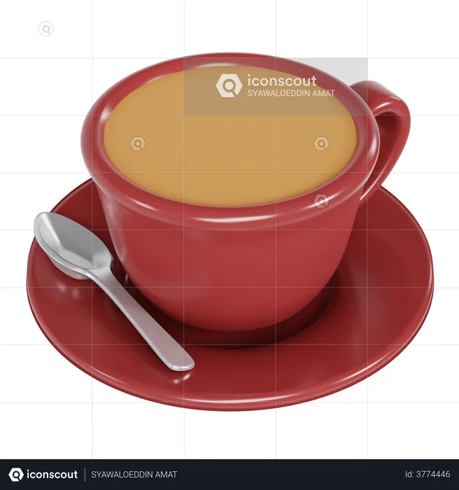 Coffee Cup  3D Illustration