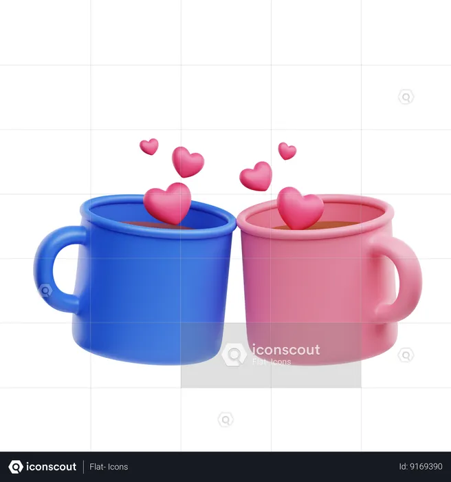 Coffee Date  3D Icon