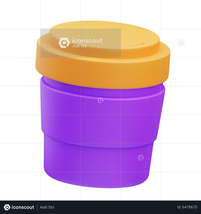 Coffee Glass  3D Icon
