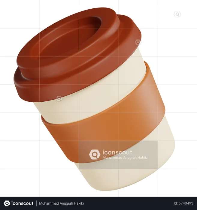 Coffee Glass  3D Icon