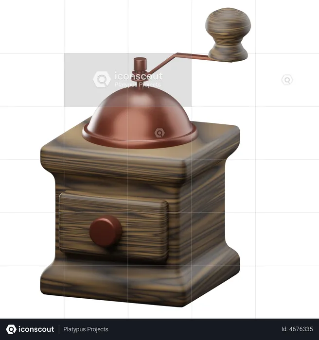 Coffee Grinder  3D Illustration