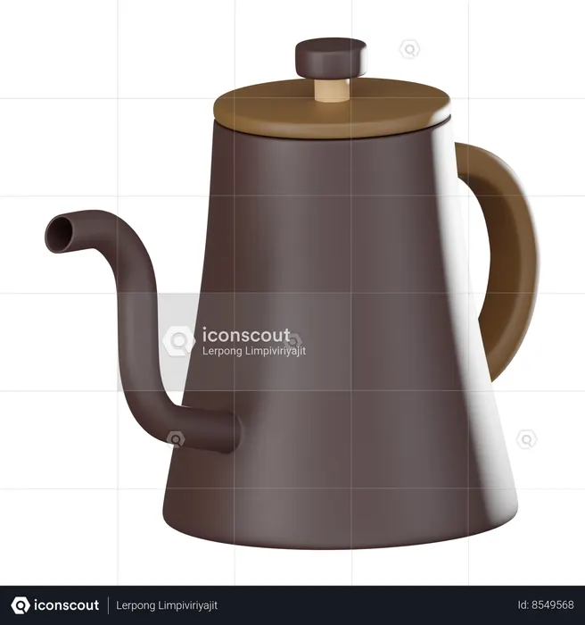 Coffee Kettle  3D Icon