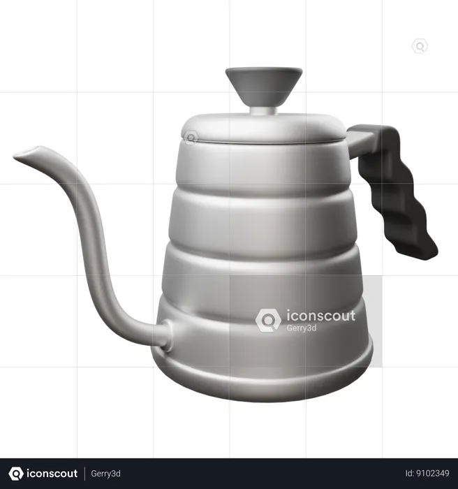 Coffee Kettle  3D Icon