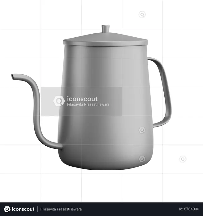 Coffee Kettle  3D Icon