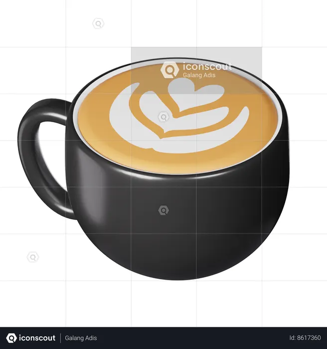 Coffee Latte  3D Icon