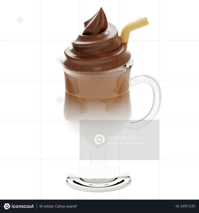 Coffee Latte  3D Icon