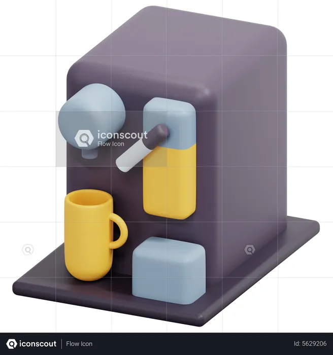 Coffee Machine  3D Icon