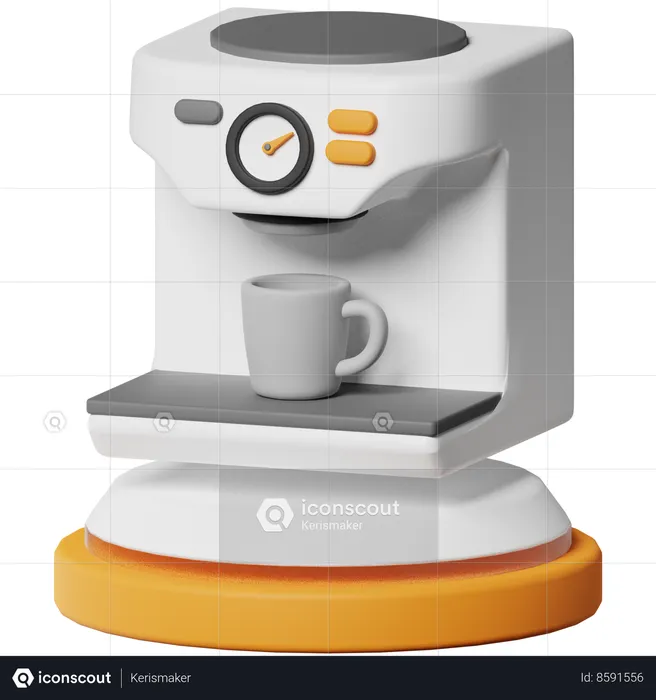 Coffee Machine  3D Icon